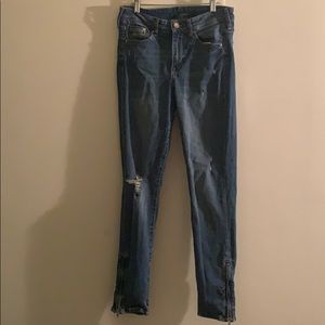 H&M Slightly Distressed Jeans